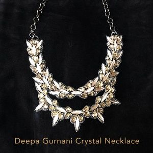 Deepa Gurnani Crystal Necklace